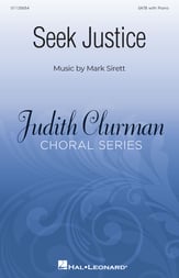 Seek Justice SATB choral sheet music cover